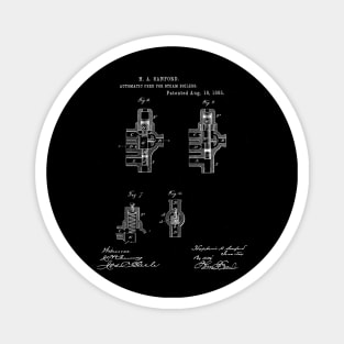 Automatic Feed for Steam Boilers Vintage Patent Hand Drawing Magnet